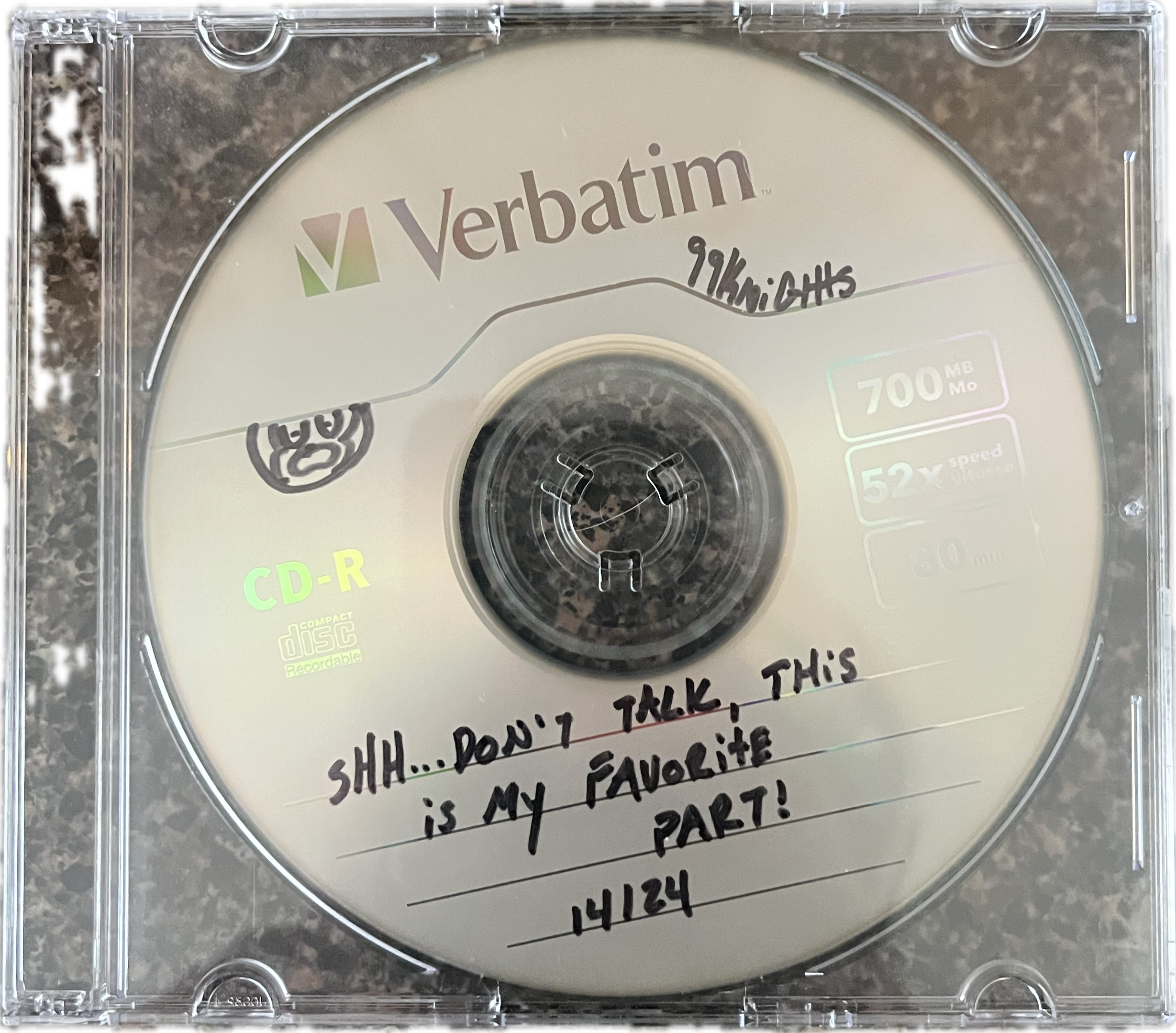 Shhh... don't talk this is my favorite part! CD *SHOW LEFTOVER*